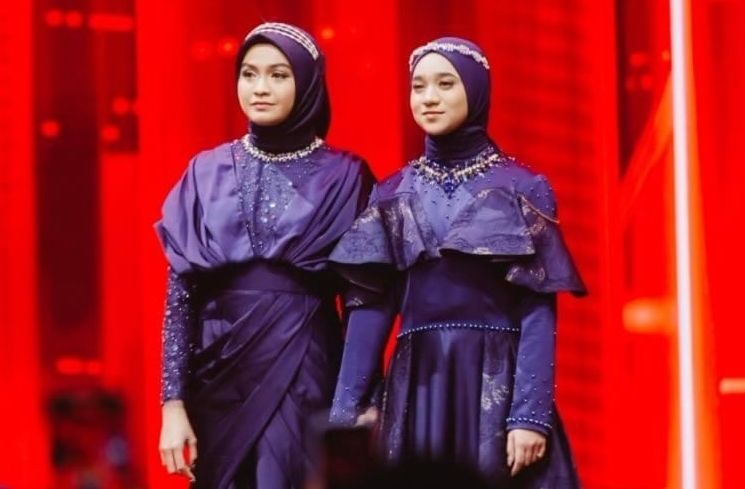 Adu Gaya Salma dan Nabila. (Instagram/@indonesianidolid)