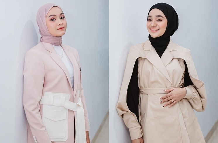 Adu Gaya Salma dan Nabila. (Instagram/@salmasalsabil12/@nabilataqiyyah)