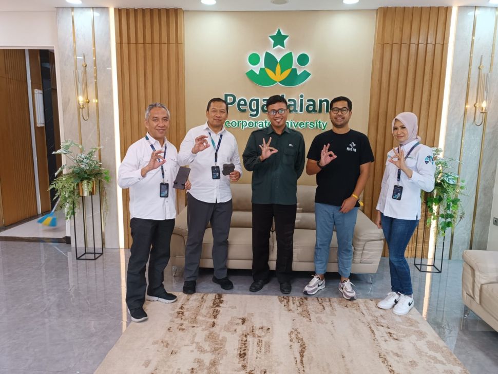 Pegadaian Gandeng Plustik Daur Ulang 1 Ton Sampah Plastik. (Dok: Pegadaian)