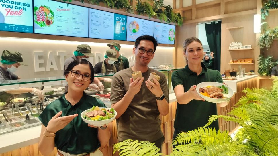 SaladStop! Indonesia sajikan makanan sehat dan enak dengan harga murah. (Lilis/Suara.com)