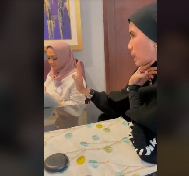 Momen Rayyanza Ngobrol Pakai Bahasa Sunda dengan Nicky Astria. (TikTok/rieta_amilia)