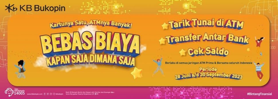 Kini nasabah KB Bukopin dapat bertransaksi gratis di ATM kapan saja dan dimana saja.  (Dok: KB Bukopin)