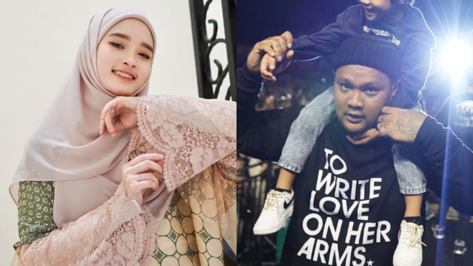 Kolase potret Inara Rusli dan Virgoun. (Instagram)