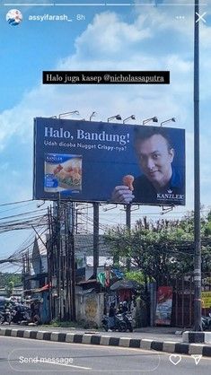 Ajakan Nicholas Saputra makan nugget crispy se-antero Bandung, Jabar. (Dok: Kanzler) 