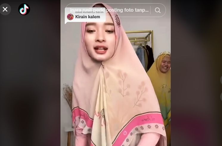 Momen Inara Rusli Live Tiktok Banjir Hujatan. (TikTok/@imalaura18)