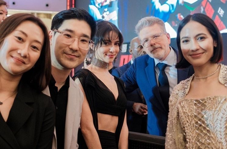 Potret Pevita Pearce di Premiere Mission Impossible 7. (Instagram/@pevpearce)