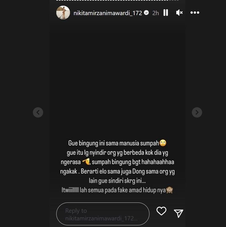 Nikita Mirzani sindir Fitri Salhuteru? [Instagram]