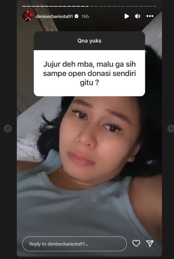 Denise Chariesta open donasi untuk biaya persalinan (Instagram)