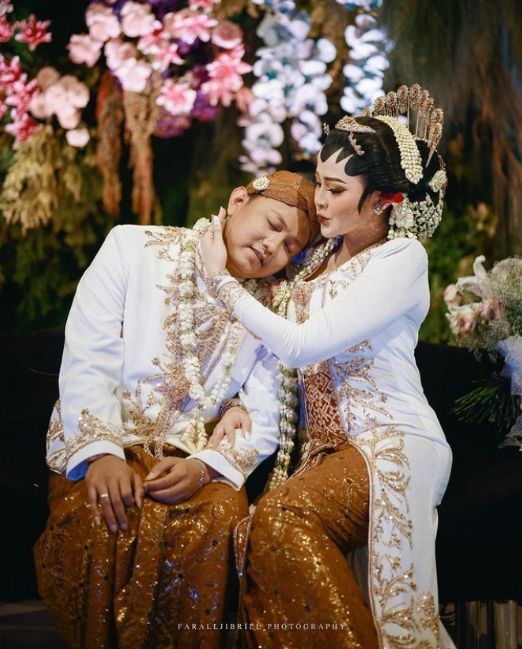 Potret Akad Nikah Denny Caknan dan Bella Bonita (Instagram/@faralljibrill_official)