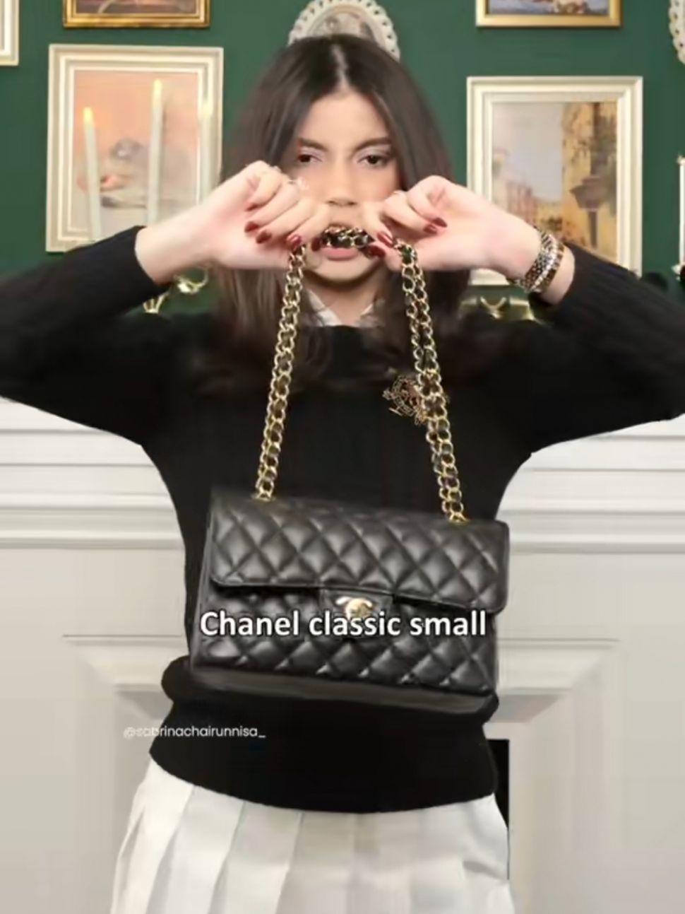 Koleksi Tas Chanel Sabrina Chairunnisa (TikTok)