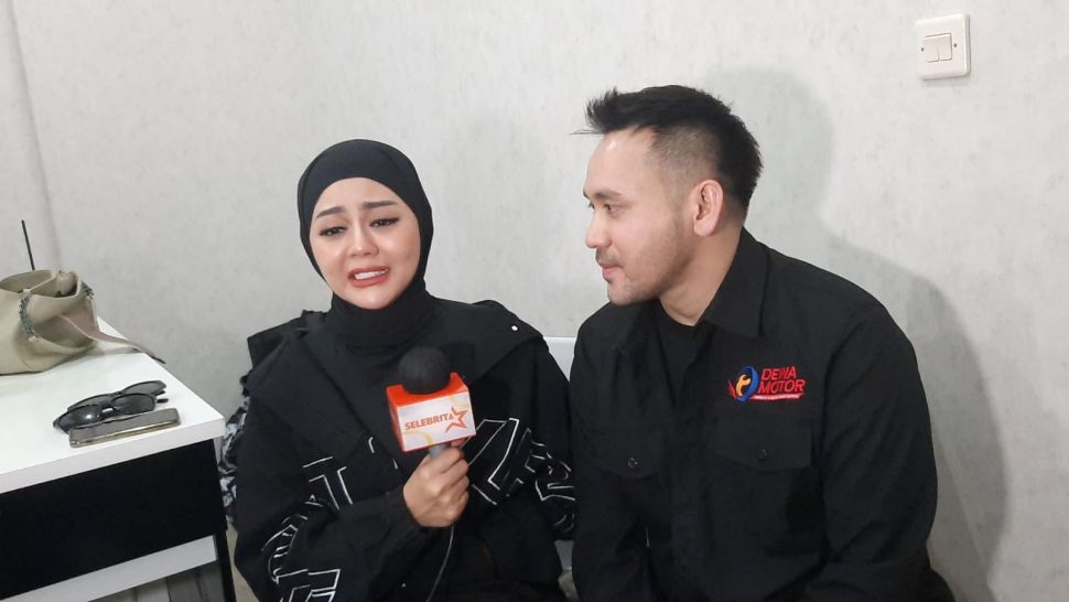 Jenita Janet nangis singgung soal momongan (Suara.com/Ismail)