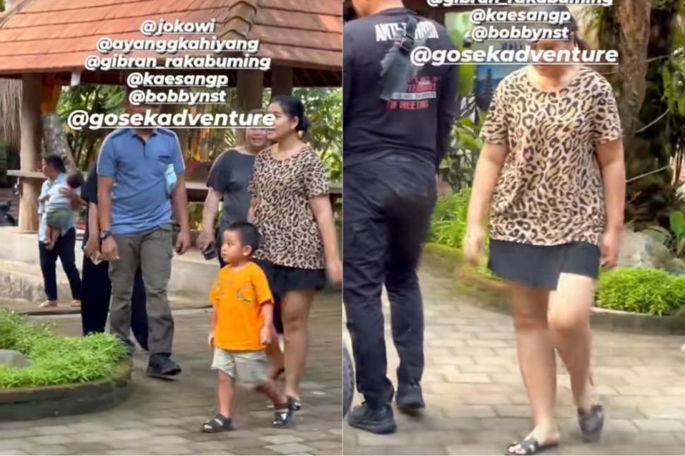 Gaya Sederhana Kahiyang Ayu Liburan di Bali, Tetap Pakai Sandal Branded (TikTok)