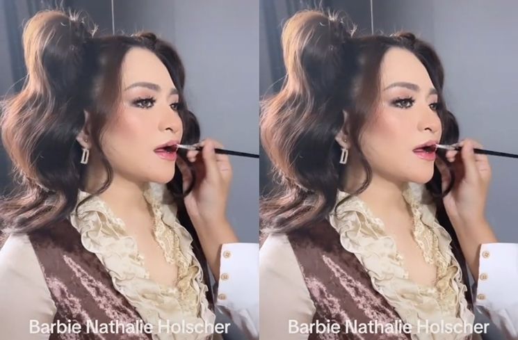 Pemotretan Terbaru Nathalie Holscher Usai Lepas Hijab. (TikTok/@nathalieholscher14)