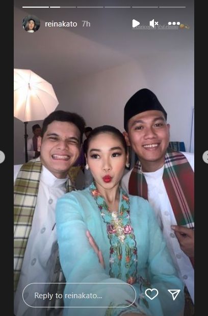 Potret Adik Yuki Kato Ikut Pemilihan Abang None. (Instagram/reinakato)