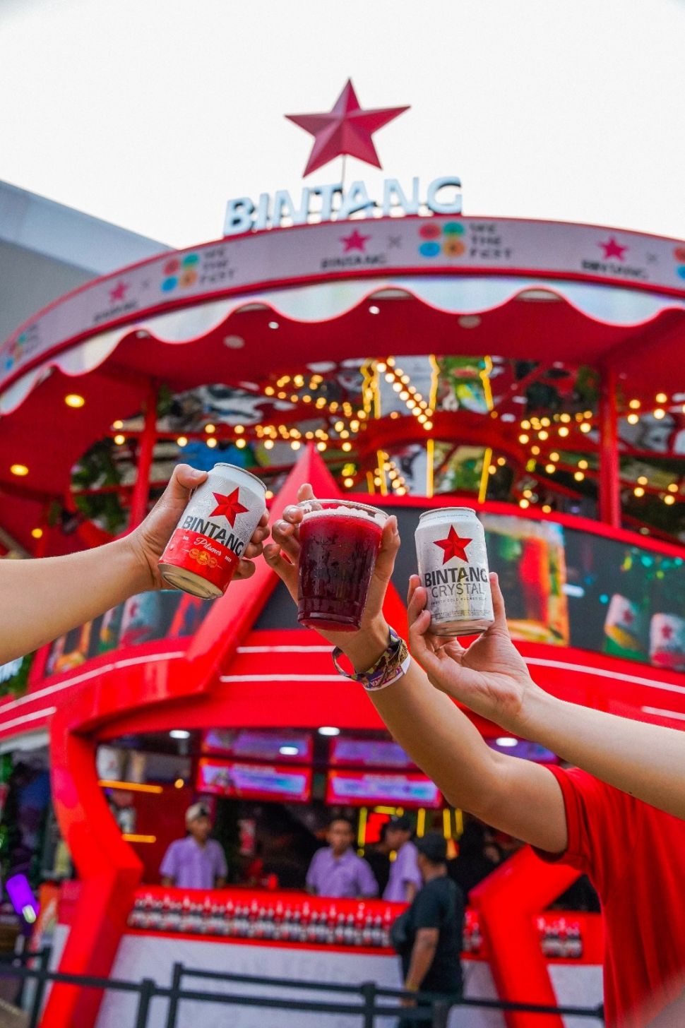 Keseruan Pasar Malam Bintang di We The Fest 2023. (Dok: Beer Bintang)