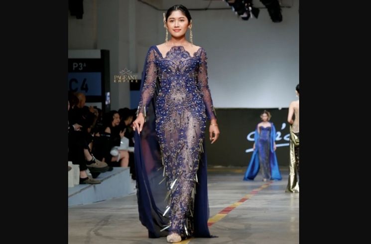 Potret Erina Gudono Tampil di Catwalk JF3 Fashion Festival. (Instagram/@jf3_fashionfest)