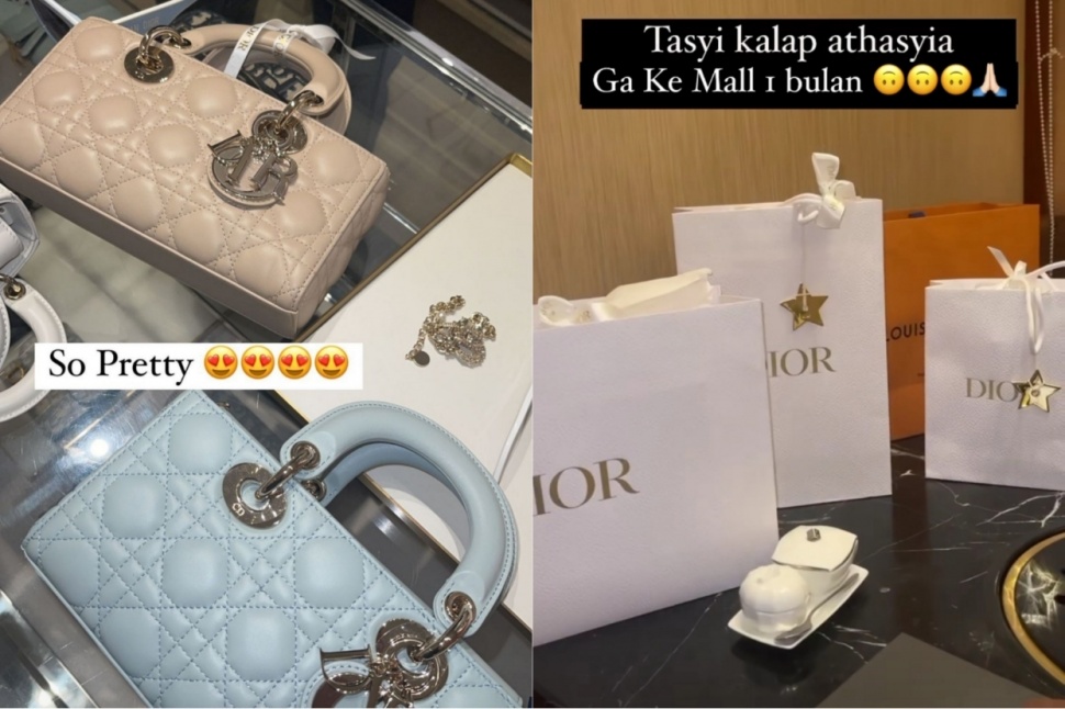 Tasyi Athasyia Kalap Belanja di Mall (Instagram)