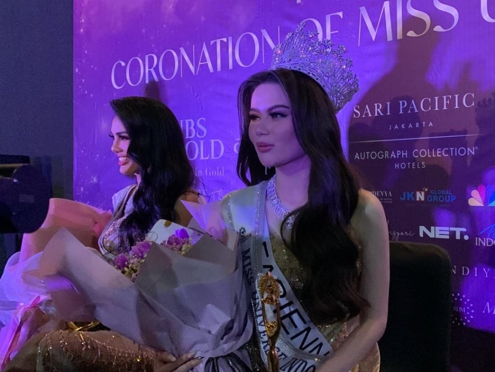 Fabienne Nicole menjadi pemenang Miss Universe Indonesia 2023. [dokumentasi pribadi]