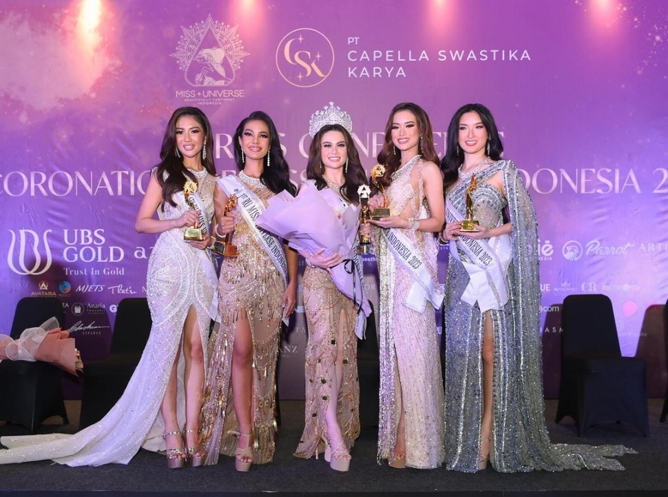 Miss Universe Indonesia 2023 diminta telanjang dan difoto saat body checking (Instagram)