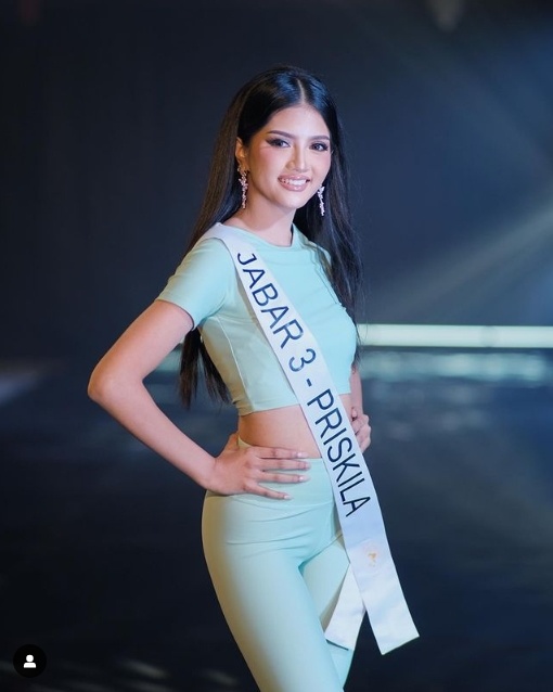 Priskila Jelita Miss Uniiverse Indonesia dari Jawa Barat (Instagram)