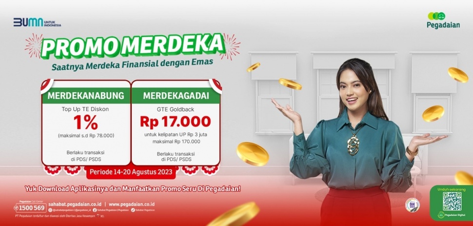 Promo Merdeka Pegadaian. (Dok: Pegadaian)