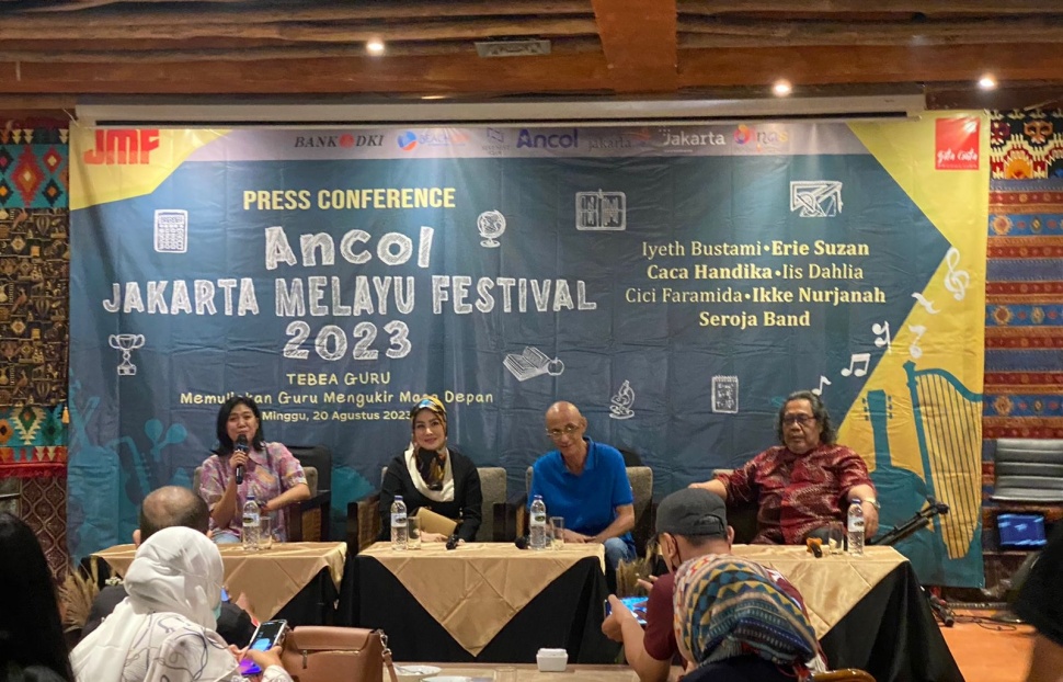 Preskon Festival Melayu Jakarta 2023. [Pahami.id/ Tiara Rosana]
