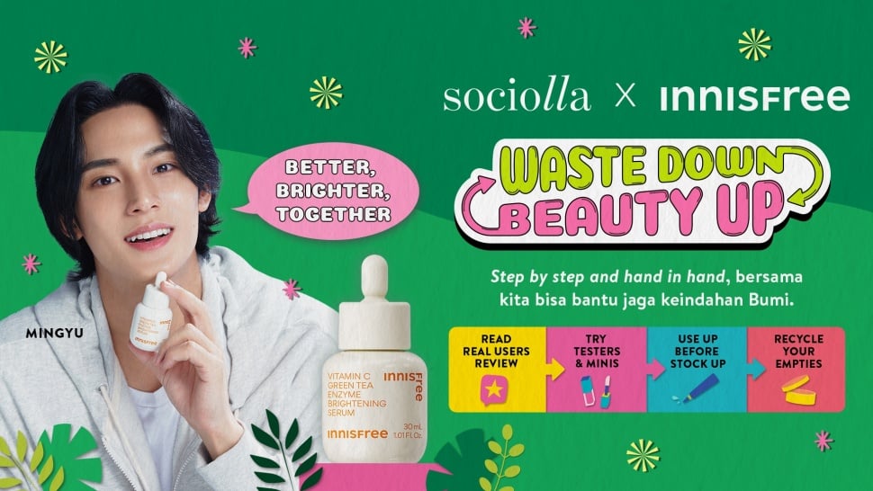 Sociolla Waste Down Beauty Up x Innisfree. (Dok. Sociolla)