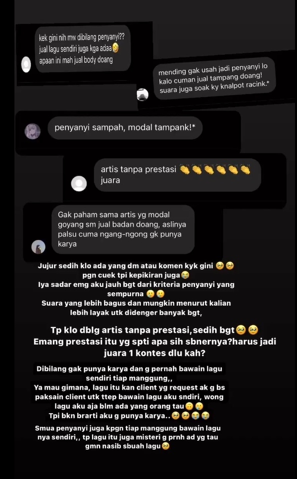 Wika Salim dihujat warganet sebagai penyanyi yang tidak berperestasi (Instagram)