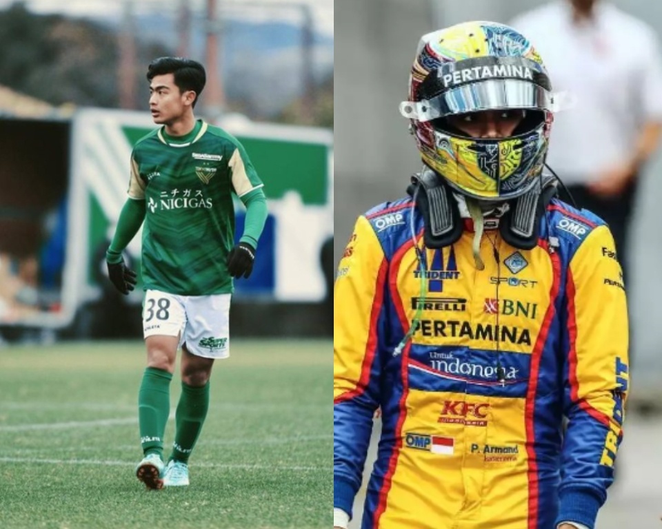 Adu Gaya Pratama Arhan vs Philo Paz Armand. (Instagram: pratamarhan8 dan illopaz)