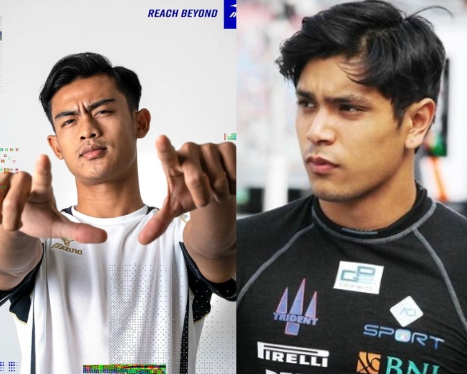 Adu Gaya Pratama Arhan vs Philo Paz Armand. (Instagram: pratamarhan8 dan illopaz)