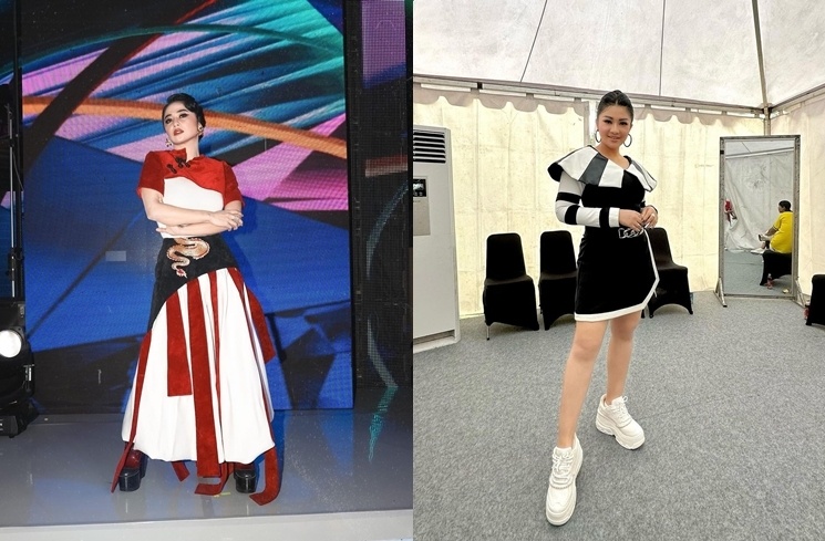 Dewi Perssik and Fitri Carlina's style battle (Instagram/@dewiperssik9/@fitricarlina)