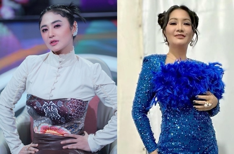 Dewi Perssik and Fitri Carlina's style battle (Instagram/@dewiperssik9/@fitricarlina)