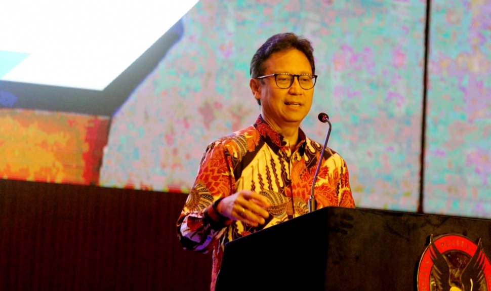 Menteri Kesehatan Republik Indonesia Budi Gunadi Sadikin hadir di Universtitas Pelita Harapan (UPH) untuk memberi kuliah umum saat UPH Fest. [Yandi Sofyan/Suara.com]