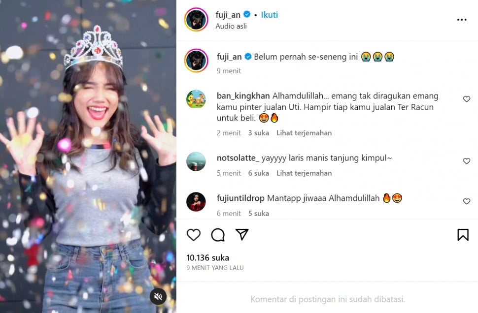 Caputre IG Full. (Dok: Istimewa)