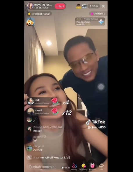 Doddy Sudrajat dan Mayang Lucyana diduga sindir Fuji (Instagram)