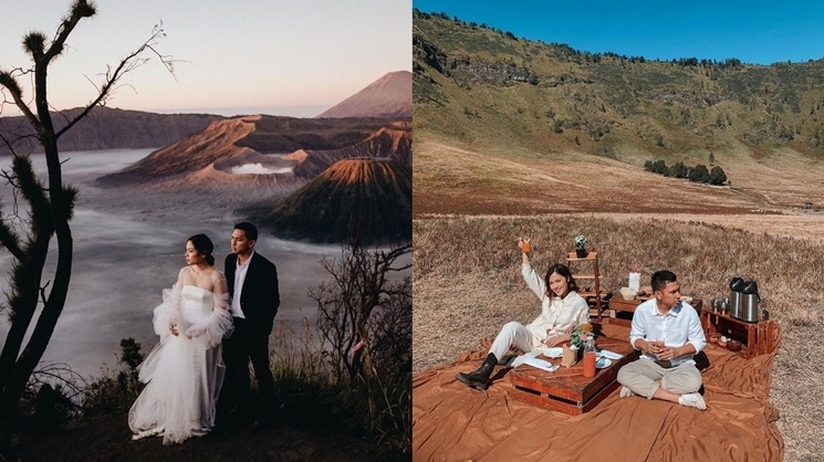 Artis Prewedding di Bromo (Instagram/@ayladimitri)