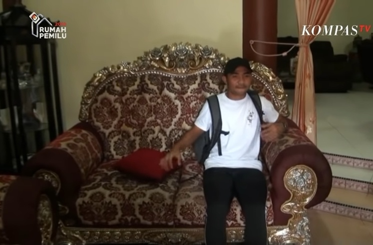 Rumah Asnawi di Makassar. (YouTube KompasTV)