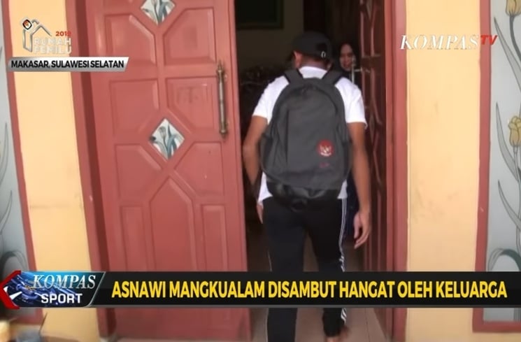 Rumah Asnawi di Makassar. (YouTube KompasTV)