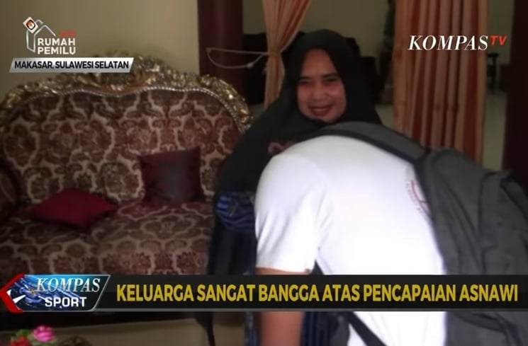 Rumah Asnawi di Makassar. (YouTube KompasTV)