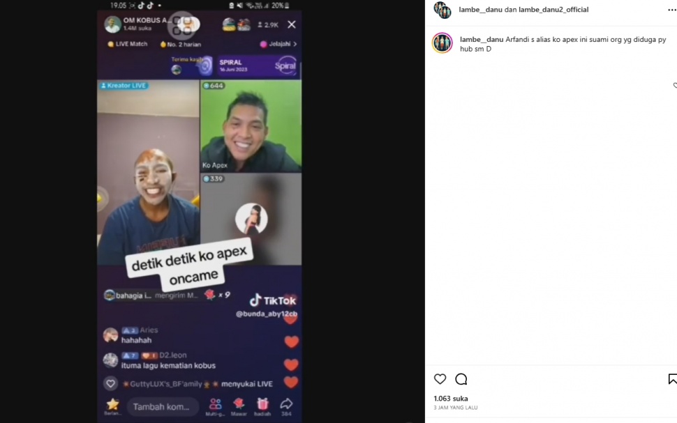 Dinar Candy diduga selingkuh dengan suami orang (instagram)