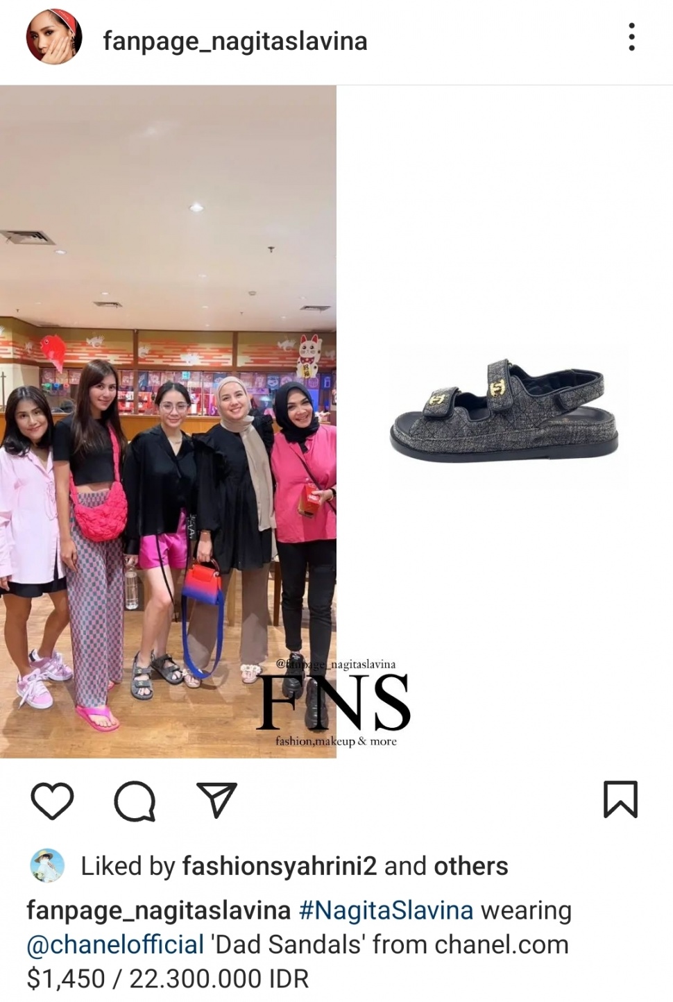 Sepatu Branded Nagita Slavina Bernilai Puluhan Juta (Instagram)