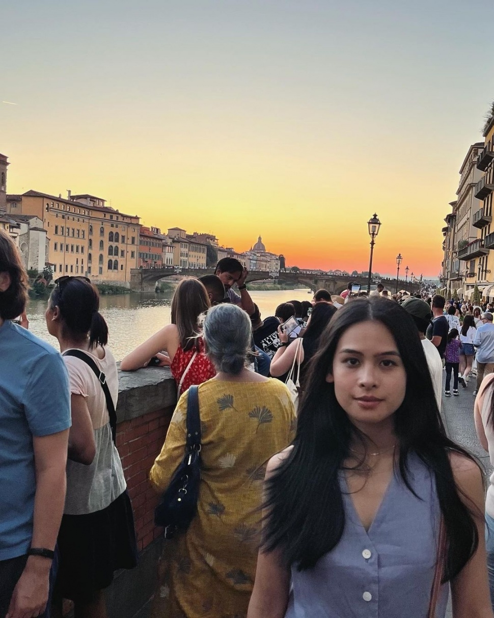 Liburan Maudy Ayunda dan Jesse Choi di Italia (Instagram/@maudyayunda)