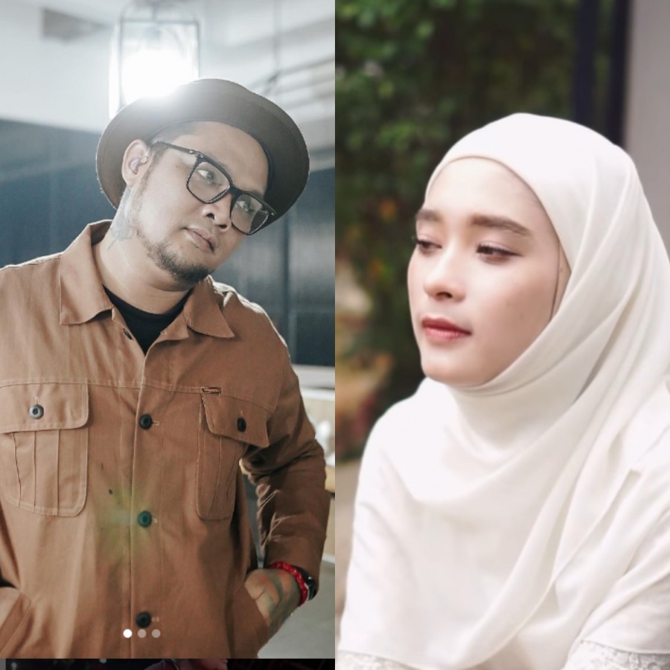 Kolase potret Inara Rusli dan Virgoun. (Instagram)