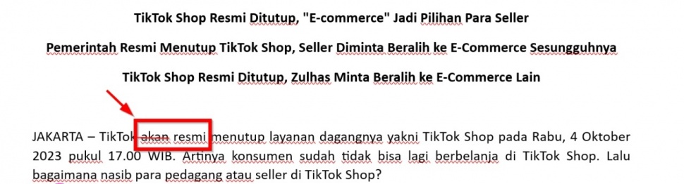 TikTok Shop Resmi Ditutup, Zulhas Minta UMKM Beralih Ke E-Commerce Lain