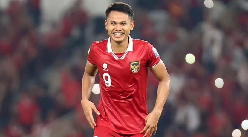 Striker Timnas Indonesia, Dimas Drajad tampil di Kualifikasi Piala Dunia 2026 zona Asia. [IG Timnas Indonesia]