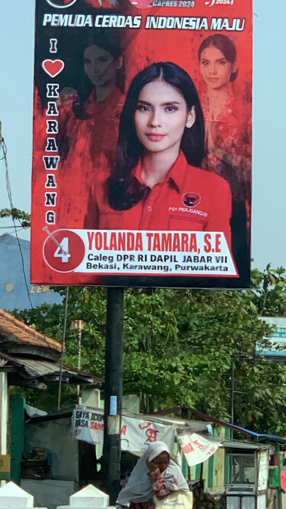 Yolanda Tamara caleg muda PDIP. (Dok. Twitter)