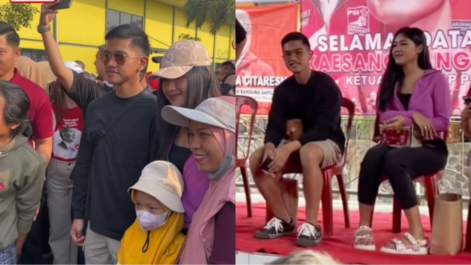 Penampilan Erina Gudono Saat Dampingi Kaesang Pangarep Blusukan (TikTok/@psidpdkotabandung)