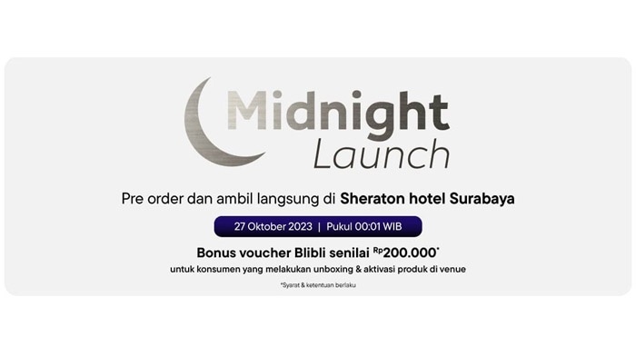 Flyer Midnight Launch iPhone 15 di Surabaya. (Dok: Istimewa)