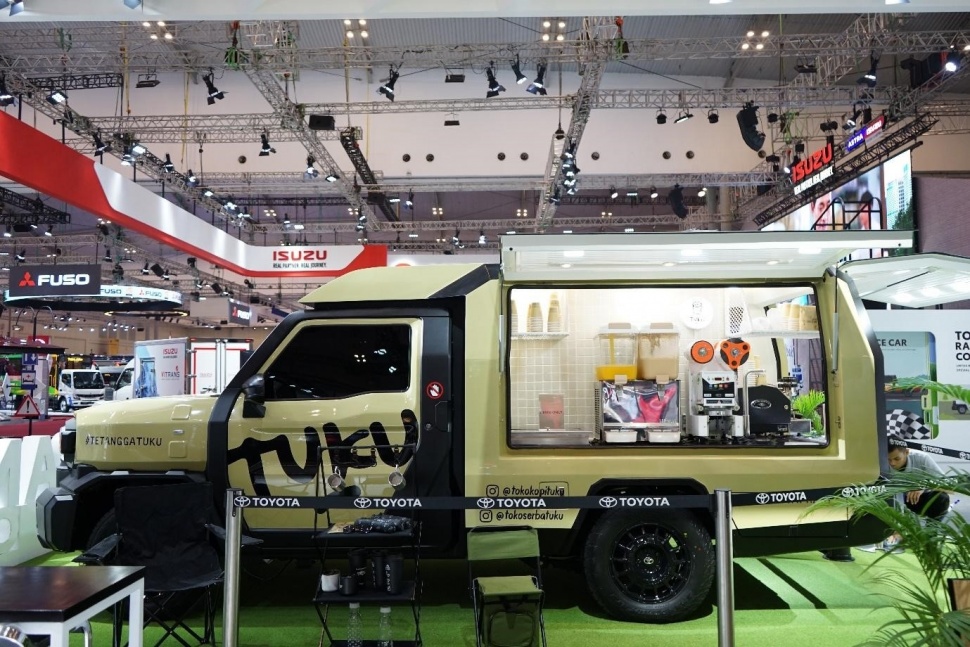 Toyota Rangga Concept saat dikonversi menjadi kedai kopi Tuku. (Dok: TAM)