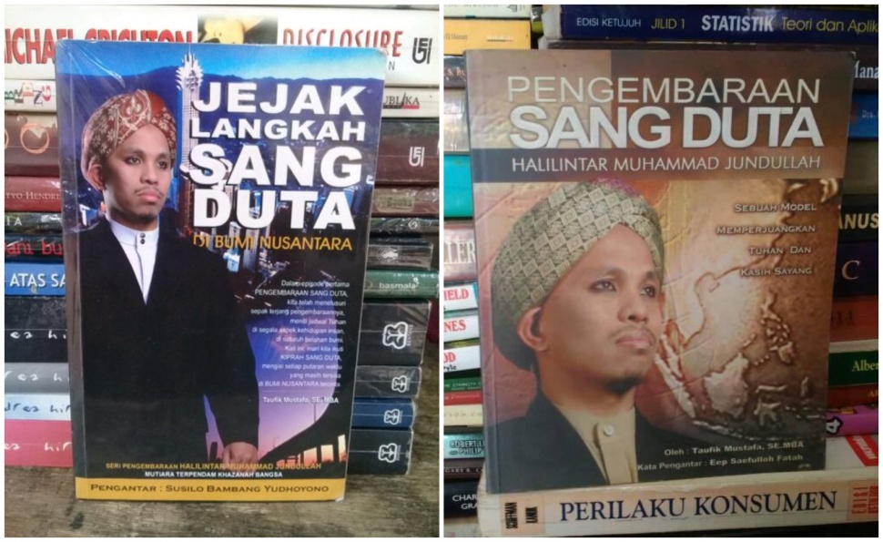 Sampul buku yang diduga foto Halilintar Anofial Asmid (Twitter)